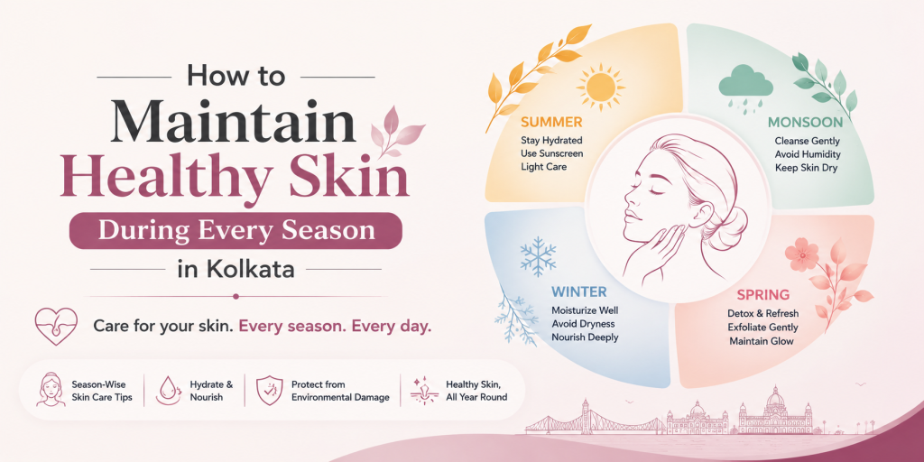 How to Maintain Healthy Skin During Every Season in Kolkata
