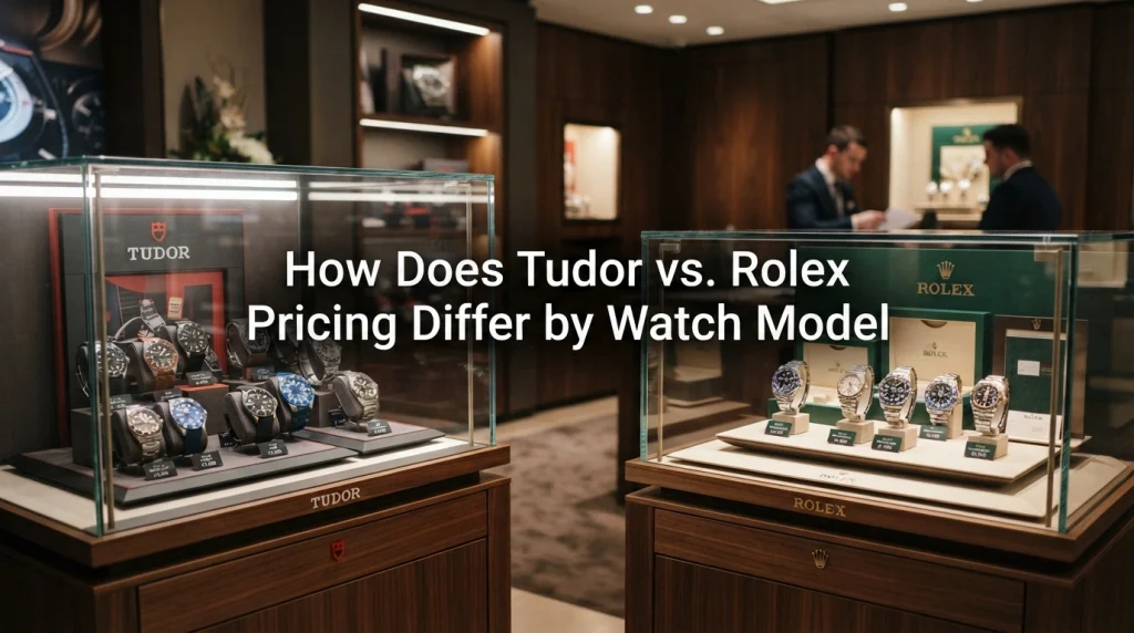 How Does Tudor vs. Rolex Pricing Differ by Watch Model