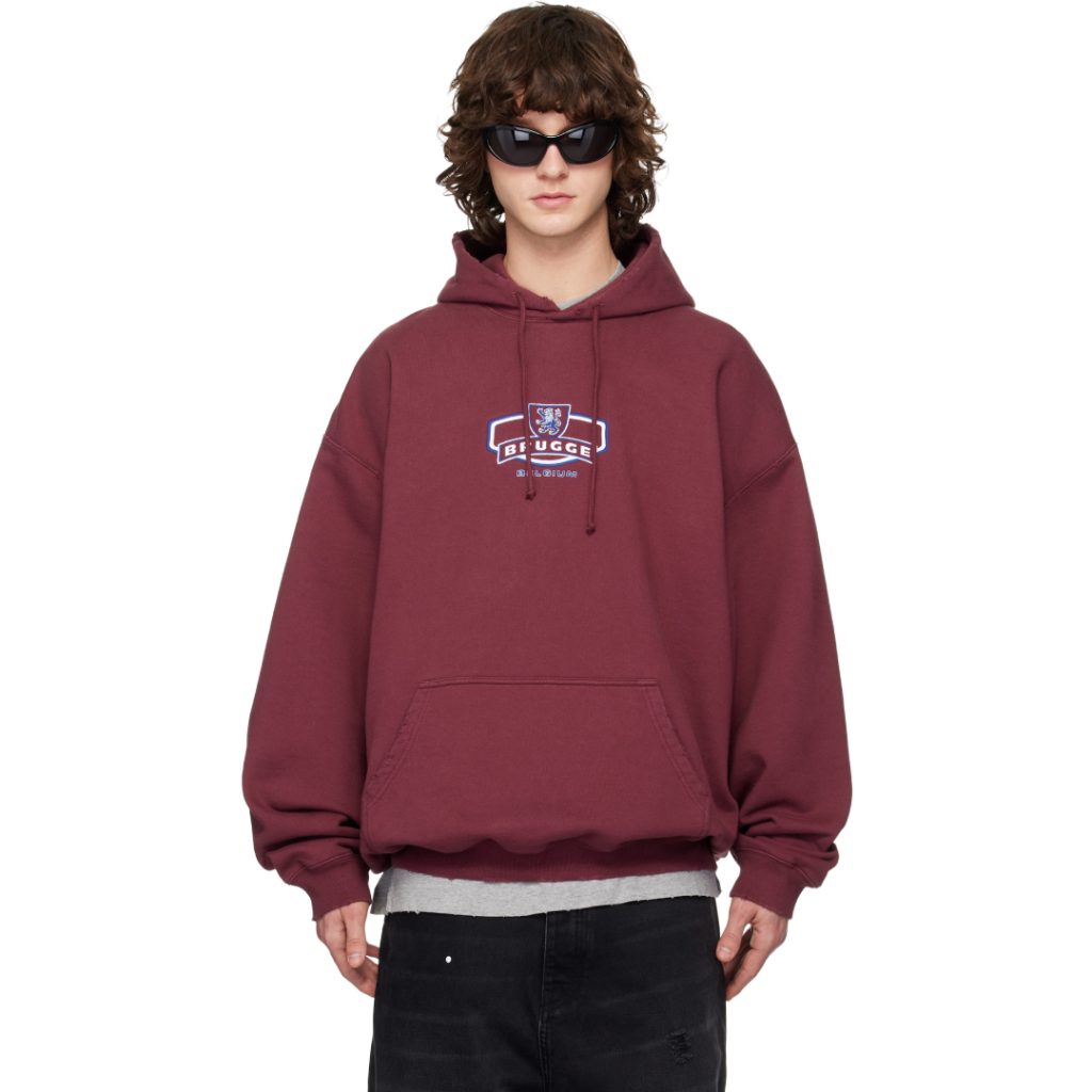 Vetements Hoodie Styling Through Texture and Proportion