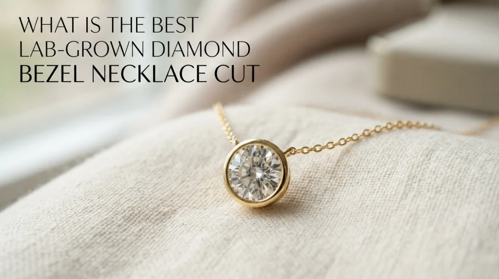 What Is the Best Lab-Grown Diamond Bezel Necklace Cut