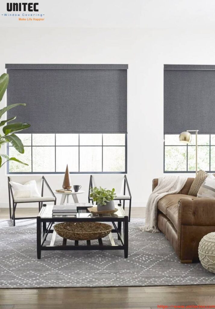 Roller blinds fabrics