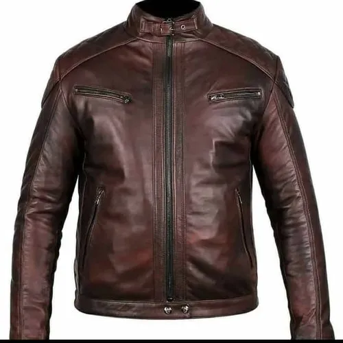 Mens Brown Leather Jacket