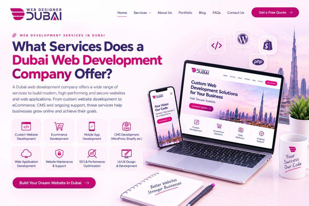 What Services Does a Dubai Web Development Company Offer?