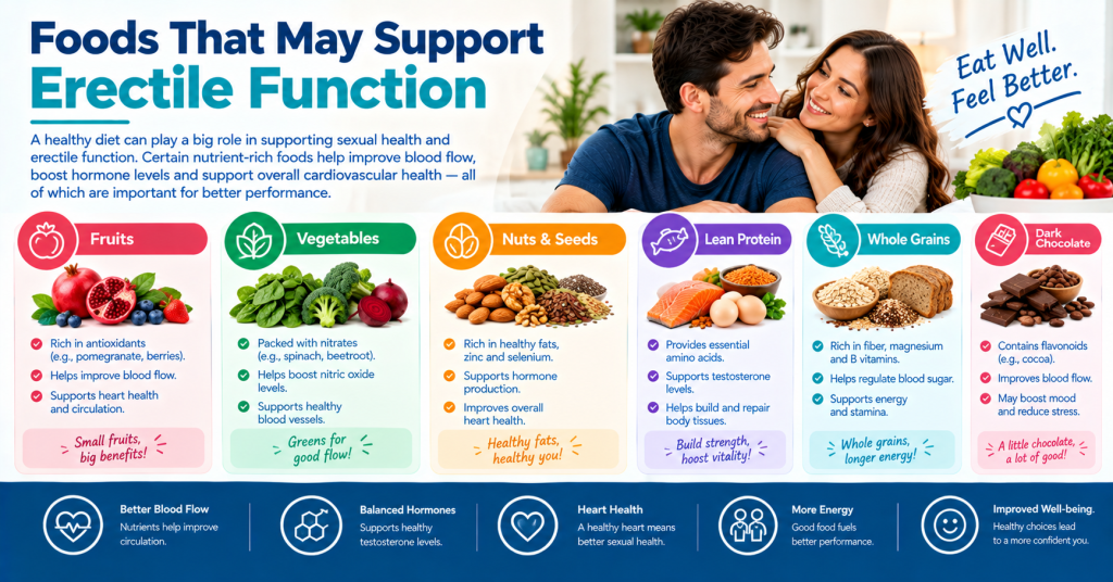 Foods That Support Erectile Function